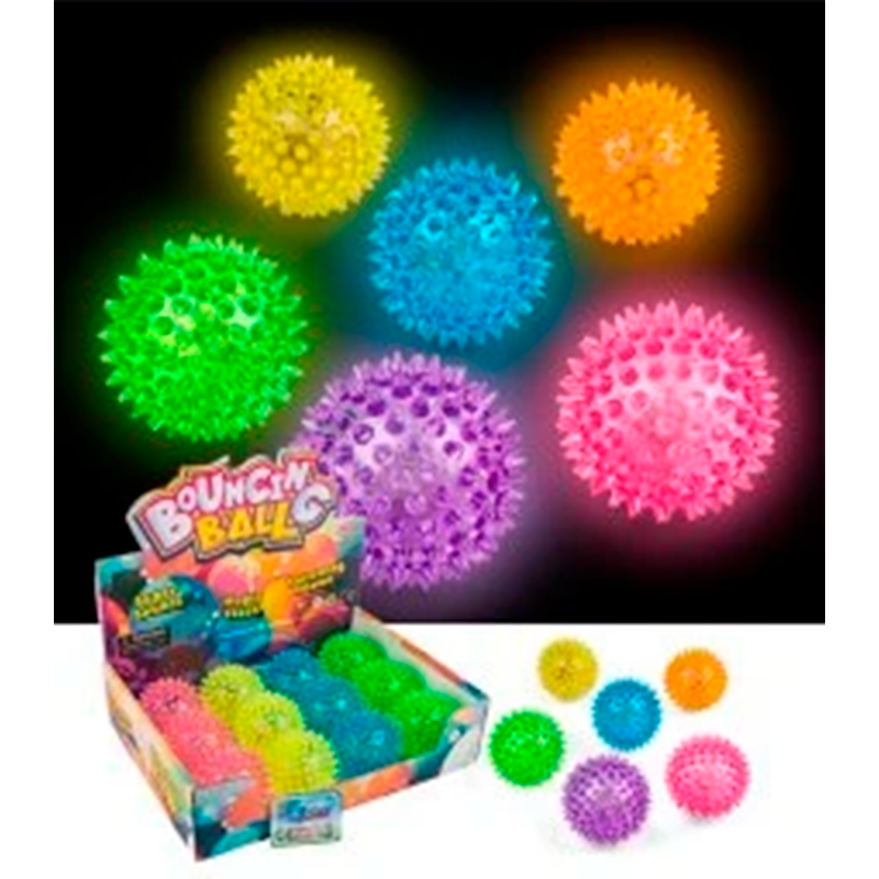 Sansebold med pigge og LED lys