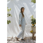 Marmar Copenhagen - Pyjamassæt Kvinder - Blue Stone Stripe