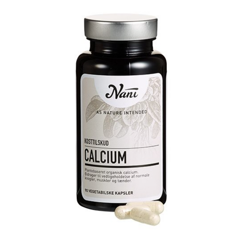 Nani - Calcium På Organisk Planteform - 90 Kapsler