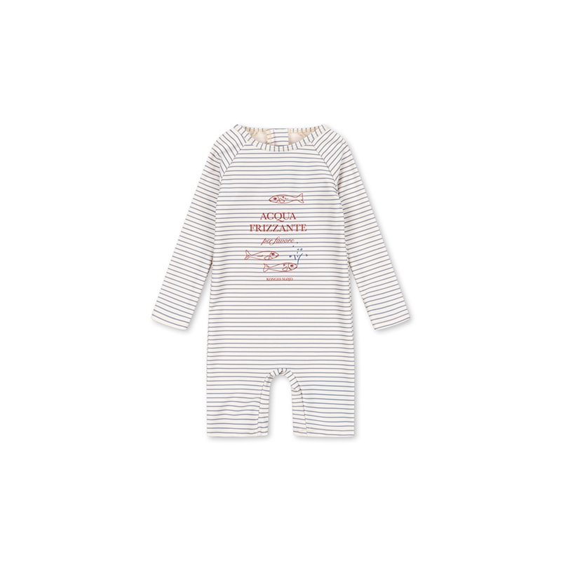 Konges Sløjd - Aster Onesie - Stripe Bluie