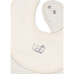 Fanga - Fio Stripe 2 pack Bib - Blue Mix