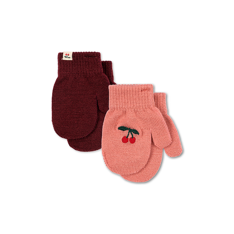 Konges Sløjd - 2 Pack Filla Mittens - Sorbet