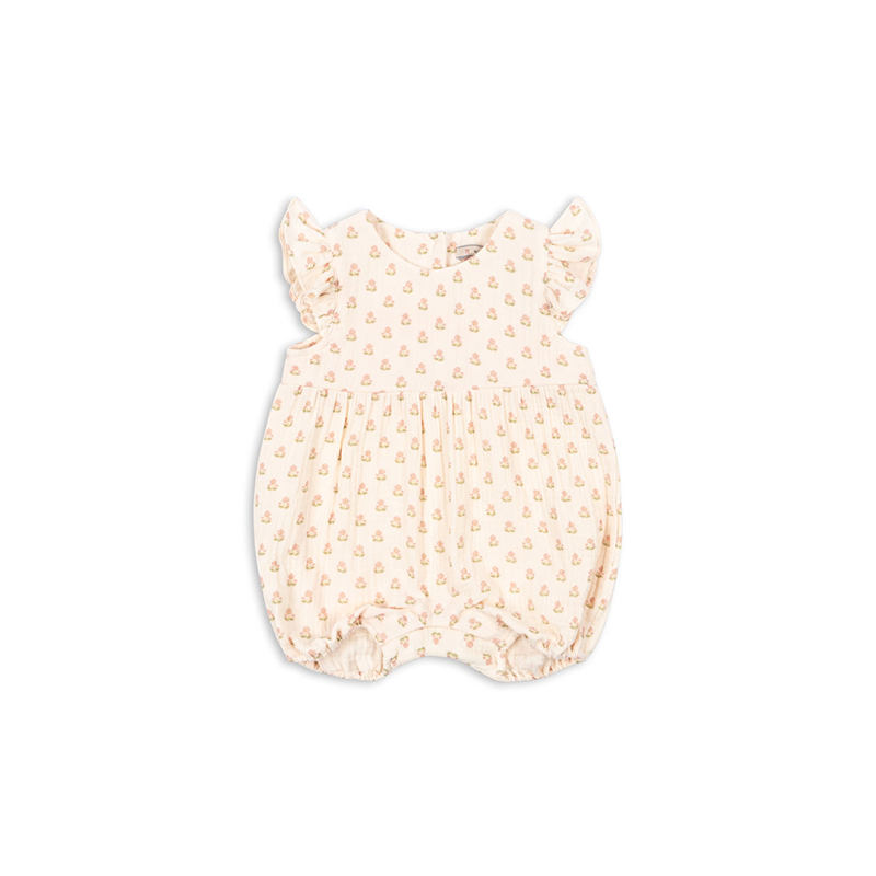 Konges Sløjd - Coco Frill Romper - Carta Rosa