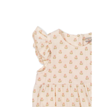 Konges Sløjd - Coco Frill Romper - Carta Rosa