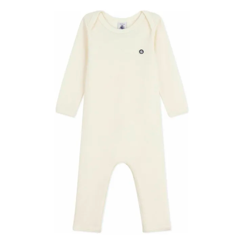 Petit Bateau - Uld Onesie -Creme