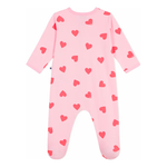 Petit Bateau - Heldragt - Heart Print Pink/Rosa