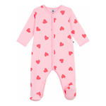 Petit Bateau - Heldragt - Heart Print Pink/Rosa