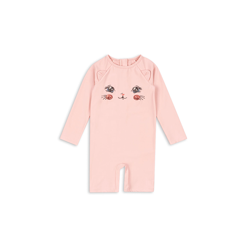 Konges Sløjd - Kitty Onesie - Powder Pink