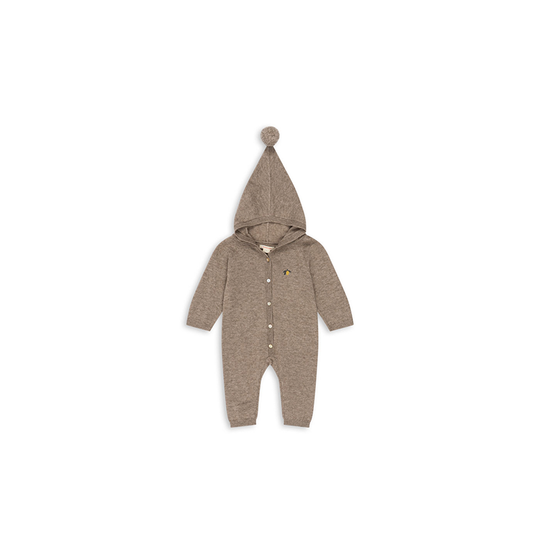 Konges Sløjd - Mattou Knit Onesie - Light Brown