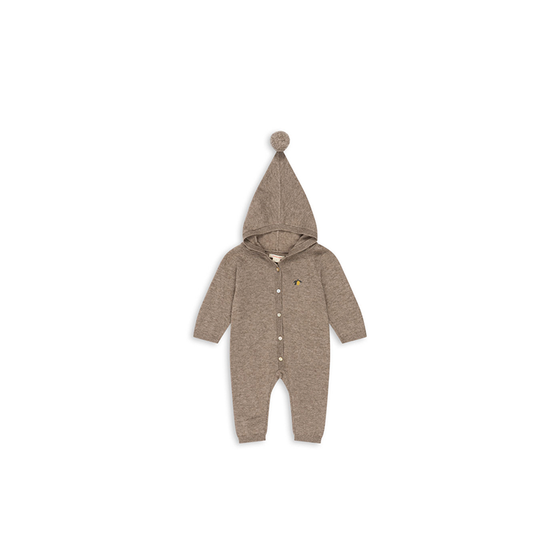 Konges Sløjd - Mattou Knit Onesie - Light Brown