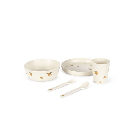 Konges Sløjd - PLA spisesæt - Lemon