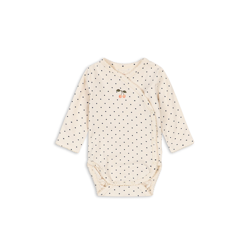 Konges Sløjd - Basic LS Newborn Body - Blue Dot