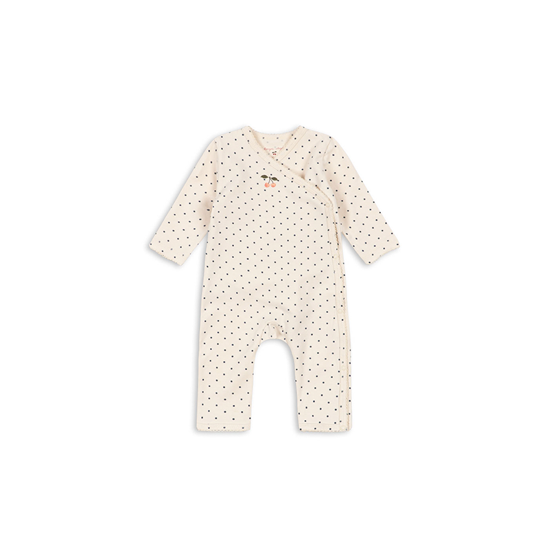 Konges Sløjd -  Basic Newborn Onesie Gots - Blue Dot