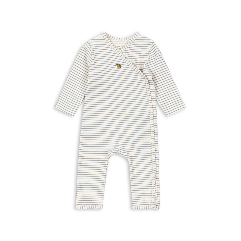 Konges Sløjd - Basic New Born Onesie - Stripe Bluie