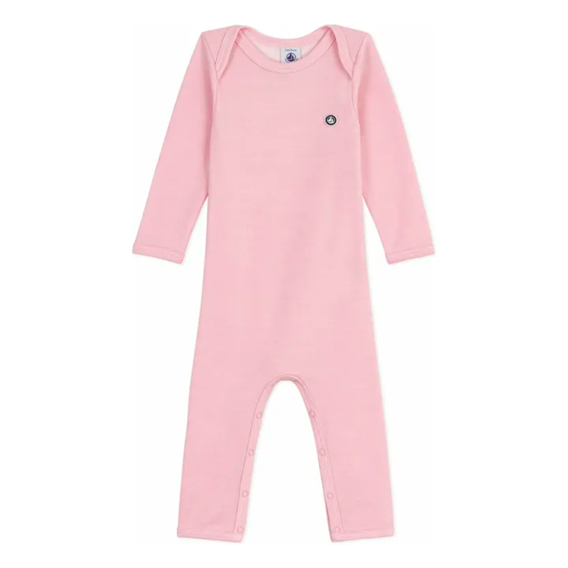 Petit Bateau - Uld Onesie - Lyserød