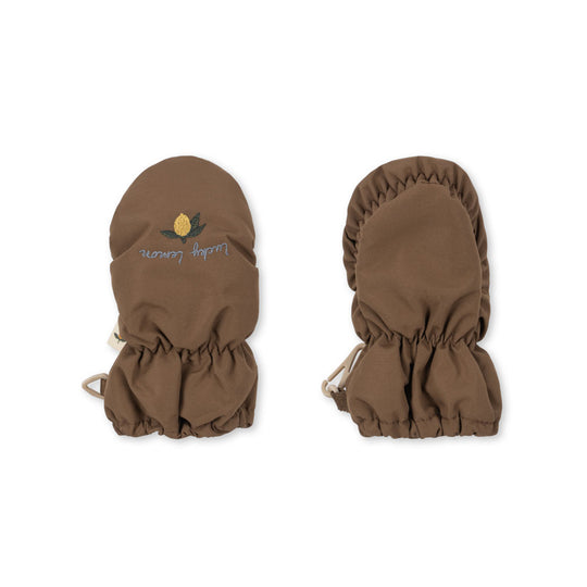 Konges Sløjd - Nohr Snow Baby Mittens - Walnut