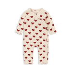 Konges Sløjd - Minnie New Born Onesie - Amour Rouge