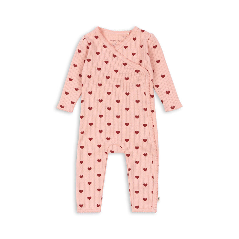 Konges Sløjd - Minnie New Born Onesie - Amour Rouge