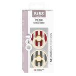 Bibs - Studio Colour 2-pak - Ruby Pine