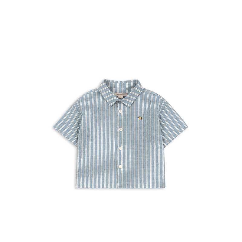 Konges Sløjd - Elliot SS Shirt - Trio Bleu Stripe