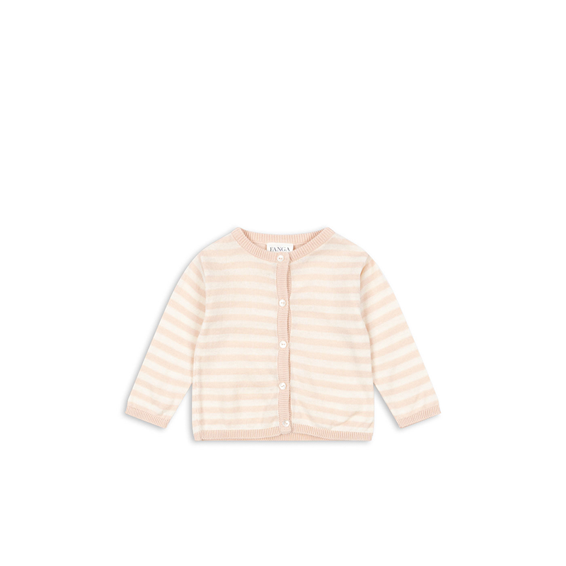 Fanga - Venti Knit Cardigan - Cameo Rose