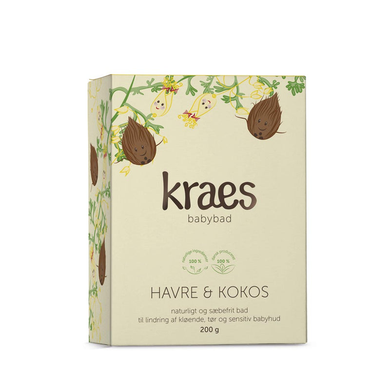 Kraes - Babybad - Havre & kokos 200g.