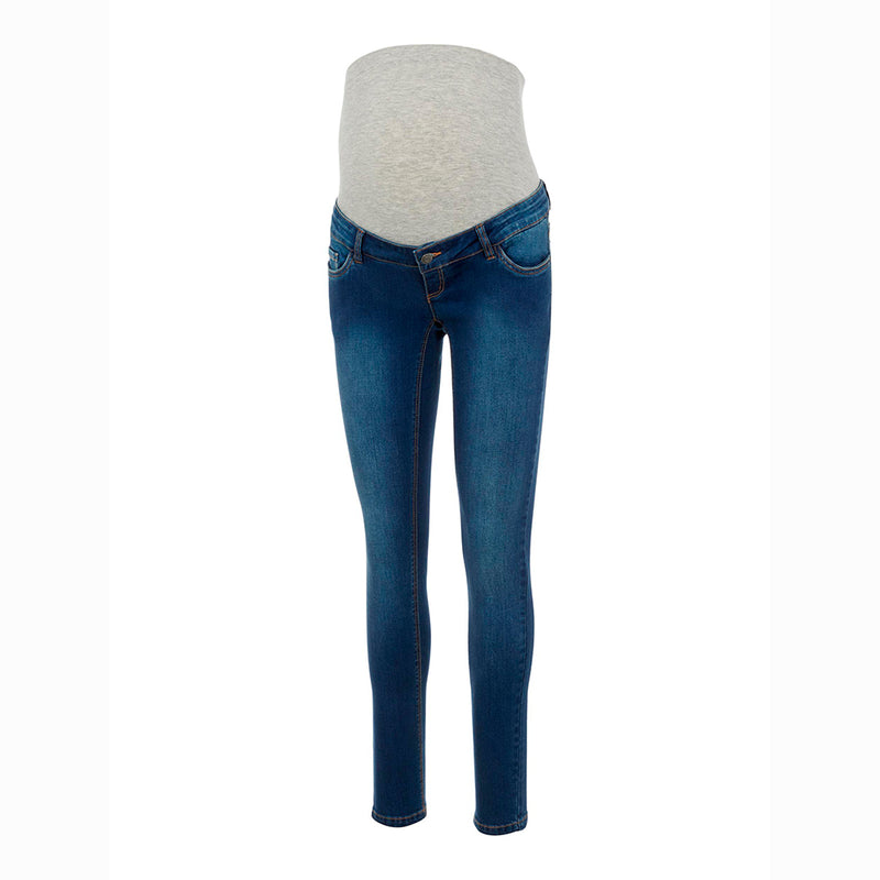 MamaLicious - Slim fit maternity-jeans blue