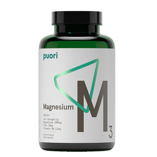 Puori - Magnesium M3 - 120 kapsler